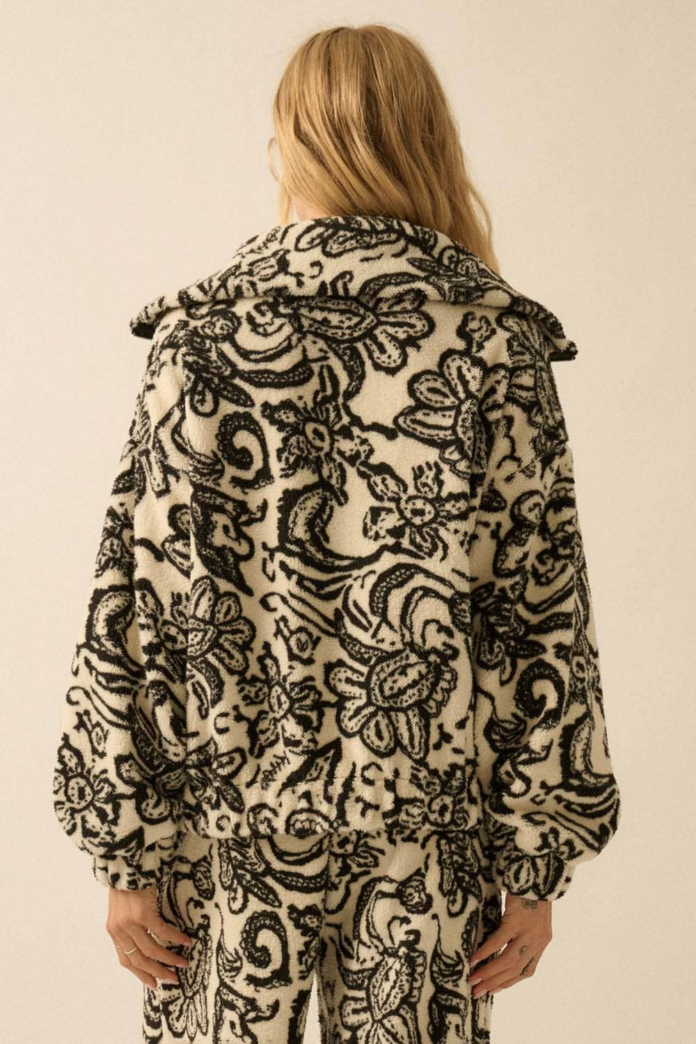 Paisley Half-Zip Jacket