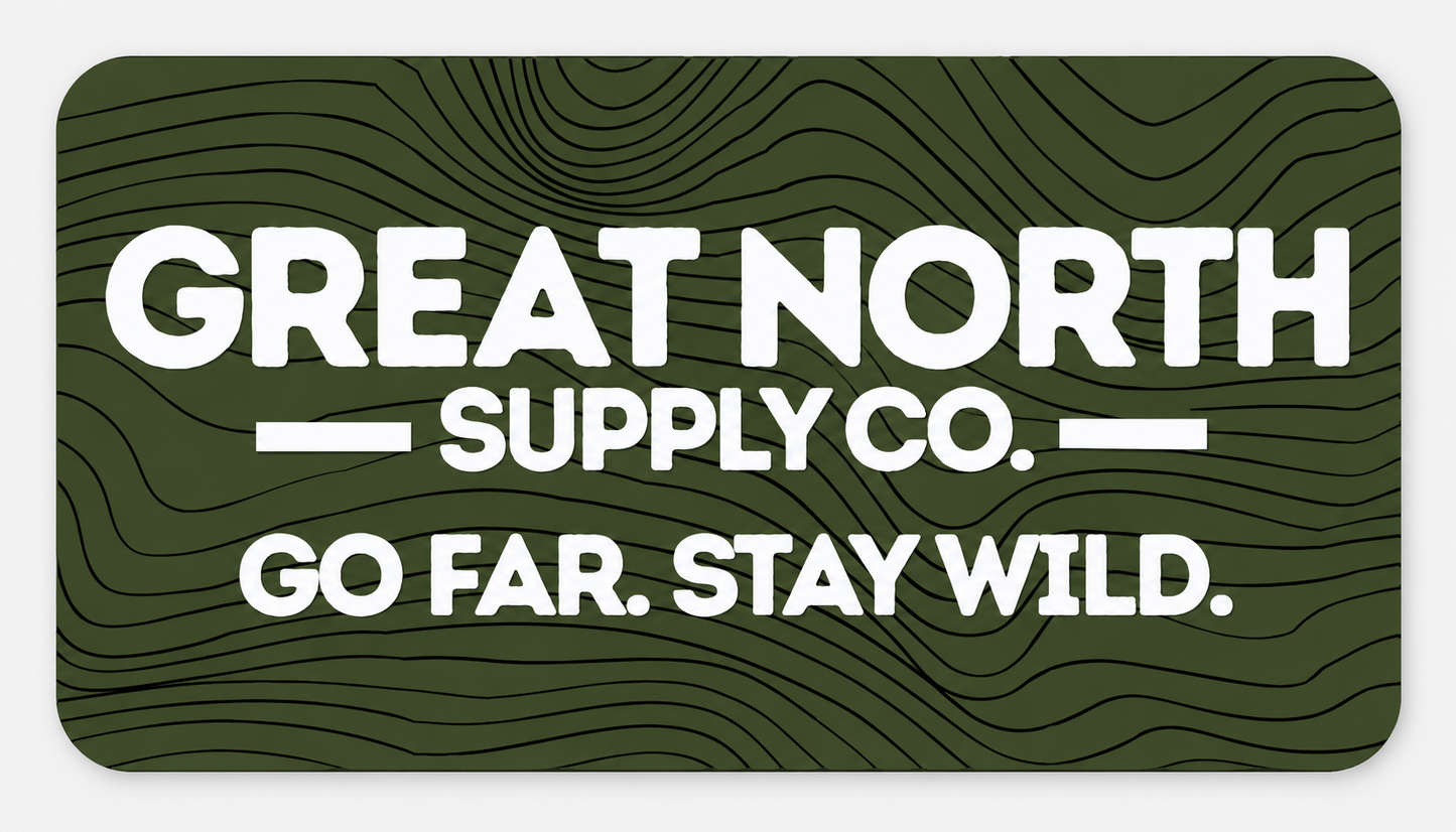 Great North Supply Co. Logo Sticker