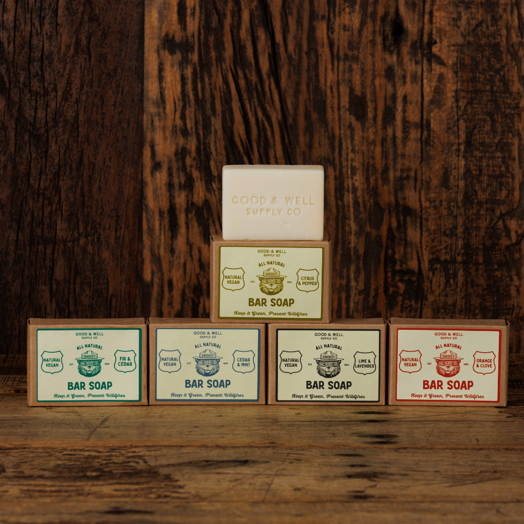 Smokey Bear Bar Soap - Citrus & Pepper