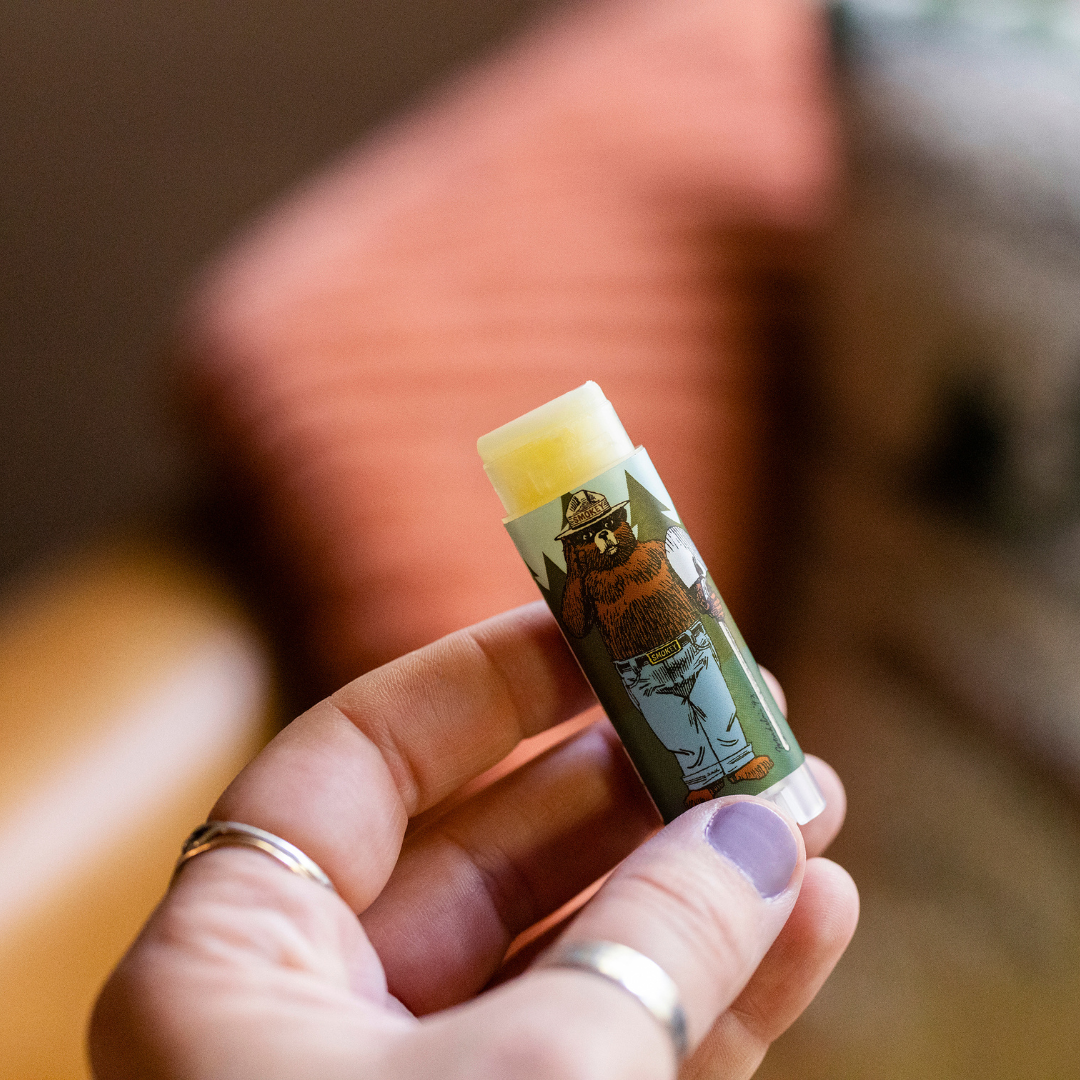 Smokey Bear Lip Balm - Tangerine