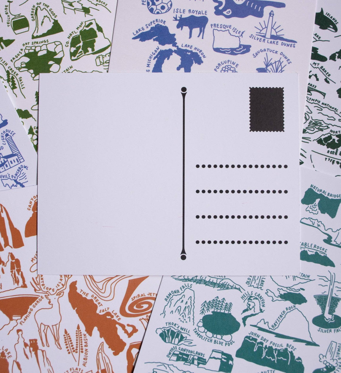 Minnesota Nature Checklist Art Postcard